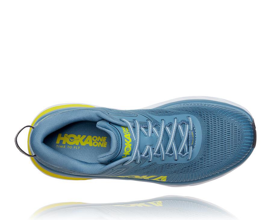 Hoka One One Løbesko Herre - Bondi 7 - Blå - 254608BVT